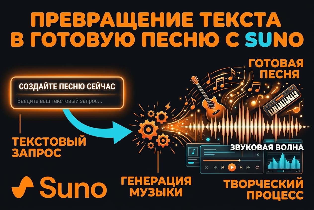 Как оплатить Suno из России в 2026 году: генератор музыки без зарубежной карты