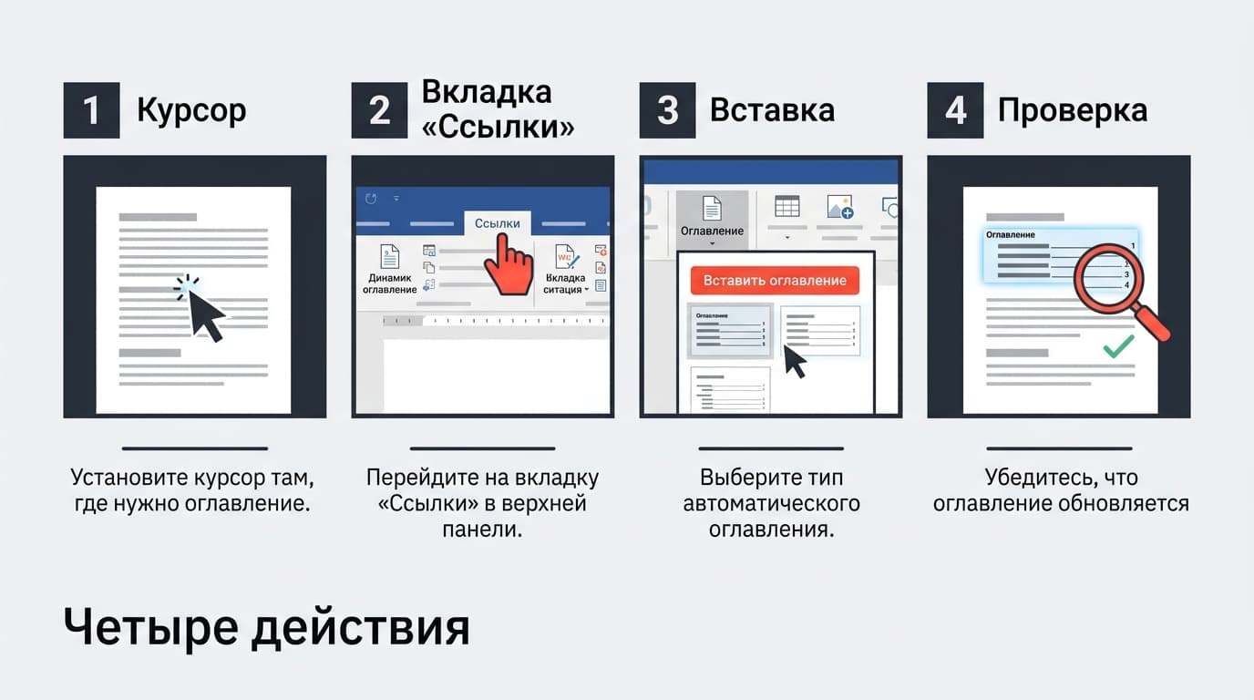 Как сделать содержание в WPS Office: автоматическое оглавление за четыре действия — фото 3