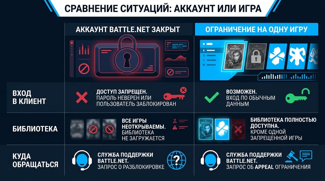 BLZBNTTAS00000006: что означает код и как разблокировать учётную запись Battle.net — фото 2
