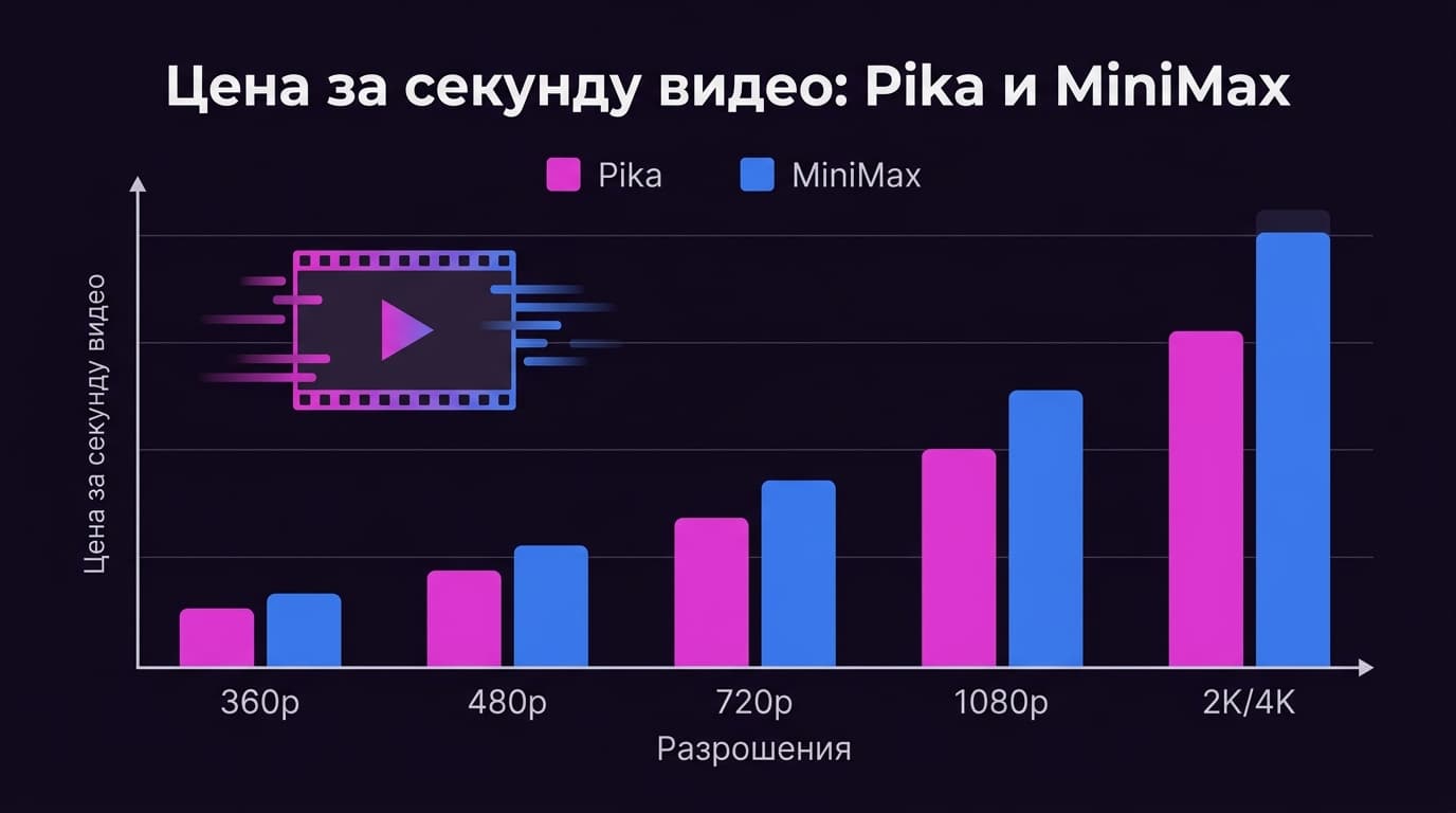 MiniMax AI против Pika: что выгоднее по цене, качеству и скорости видео — фото 1