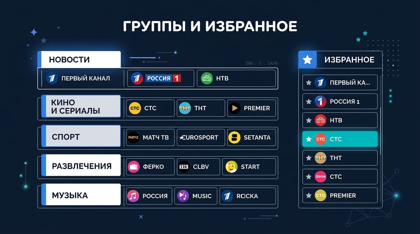 Televizo: как настроить плейлист, чтобы каналы, программа и архив работали как надо — фото 3