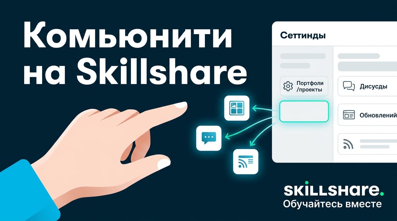 Как создать сообщество на Skillshare: развенчиваем кнопку, которой нет