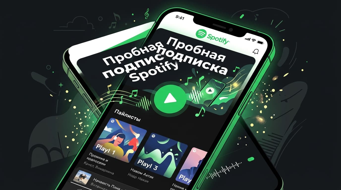 Как оформить пробную подписку Spotify в России в 2026 году