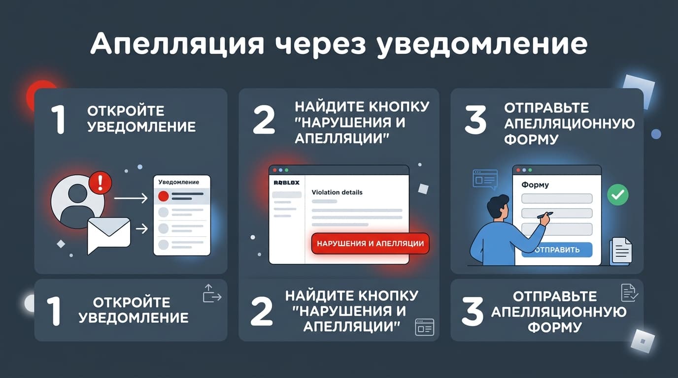 Как вернуть заблокированный аккаунт Roblox: полное руководство — фото 2