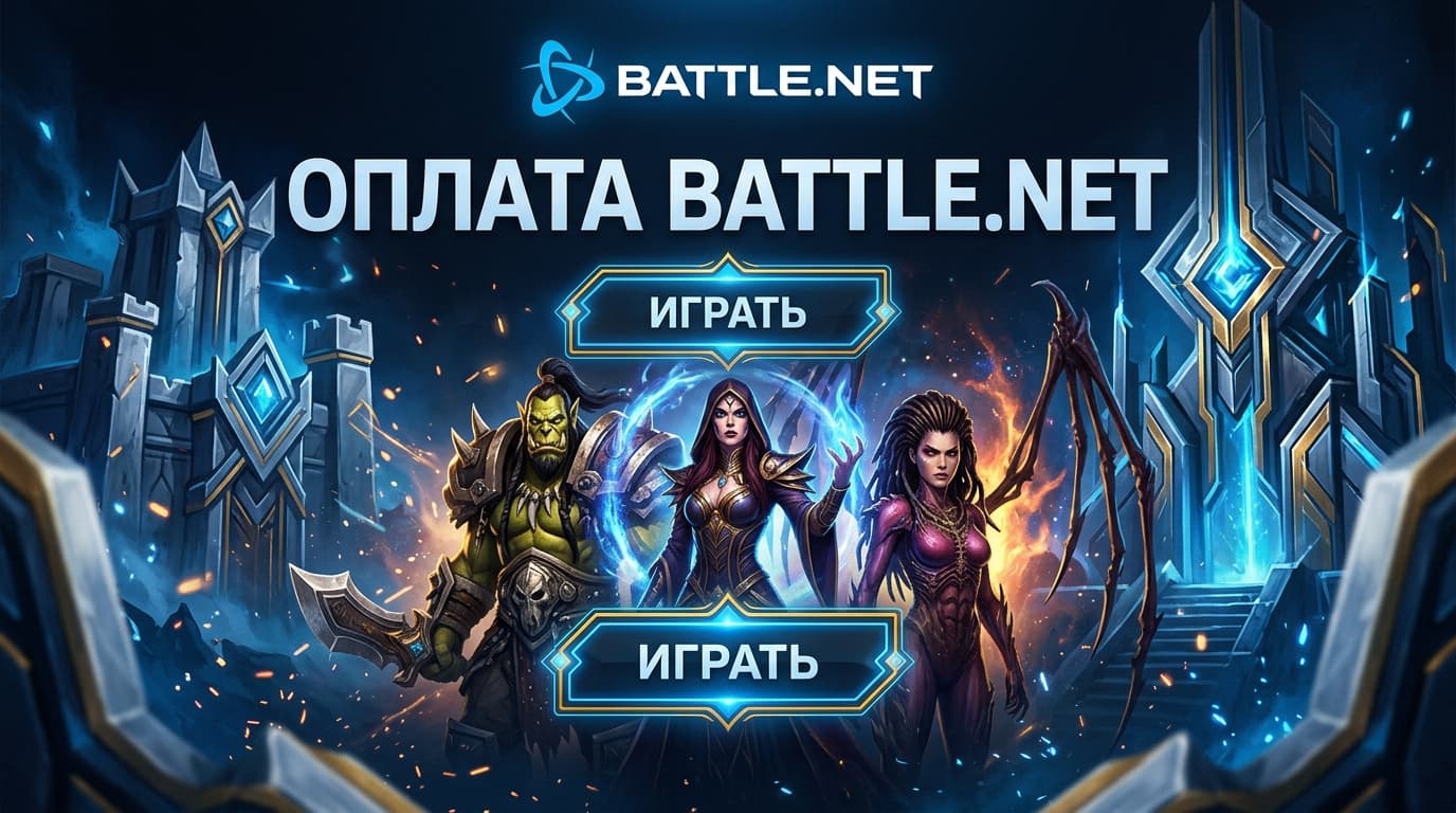 Как оплатить подписку через Battle.net из России в 2026 году