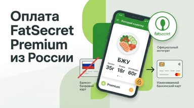 Как оплатить подписку FatSecret: разбираемся, нужен ли Premium вообще