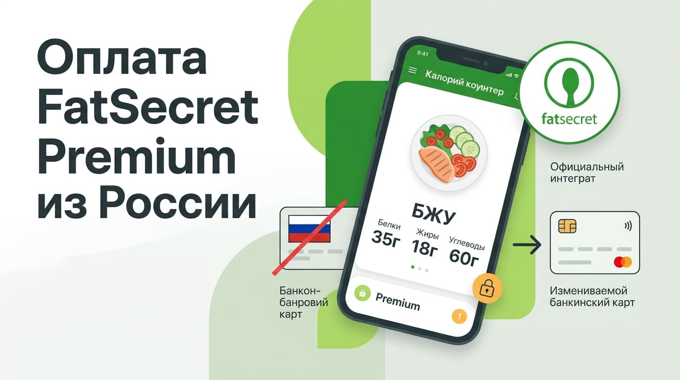 Как оплатить подписку FatSecret: разбираемся, нужен ли Premium вообще