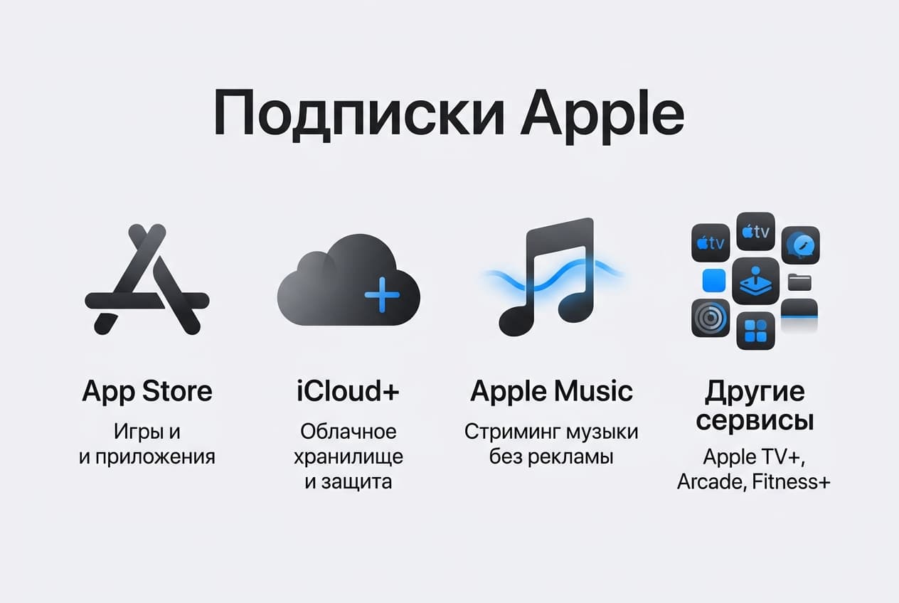 Как оплатить подписку Apple из России в 2026 году: без зарубежной карты — фото 1