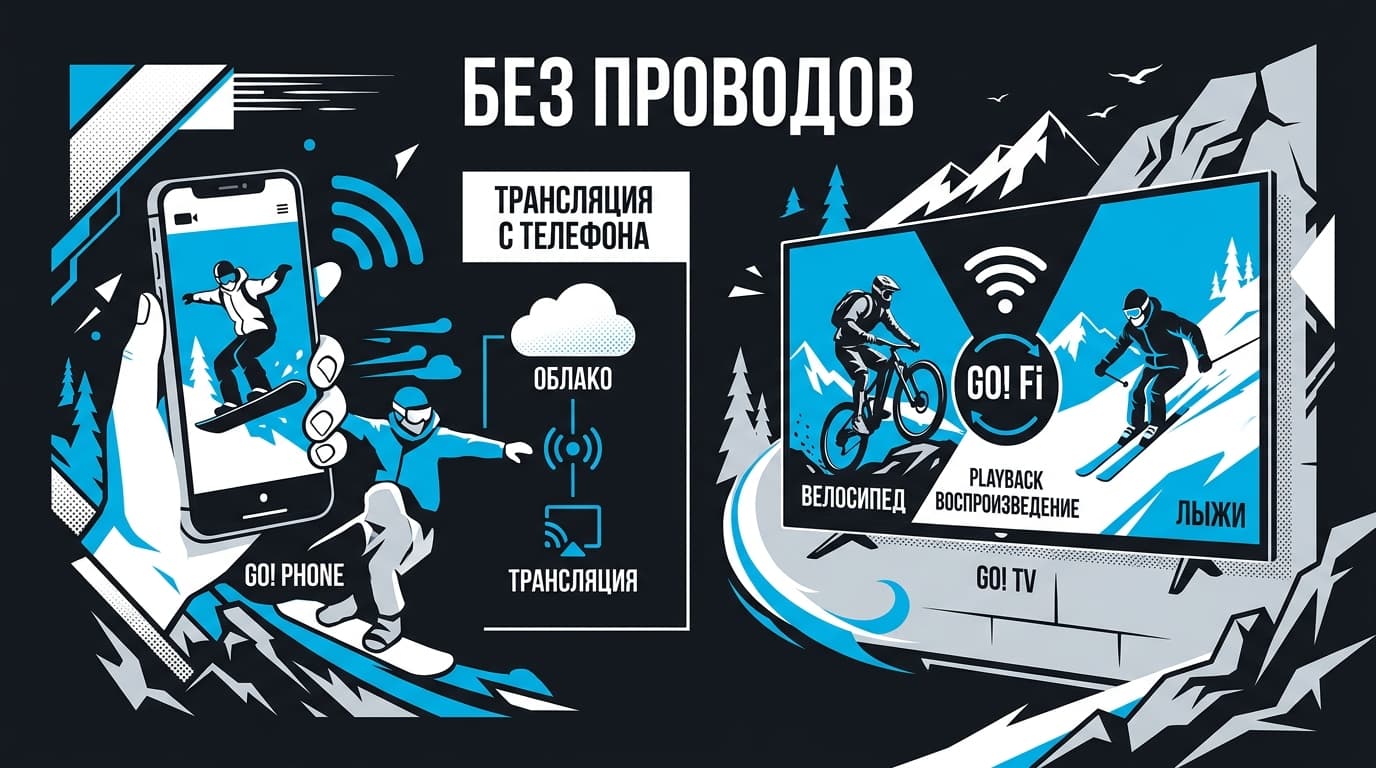 Как подключить GoPro к телевизору: все рабочие способы вывести видео на большой экран — фото 5