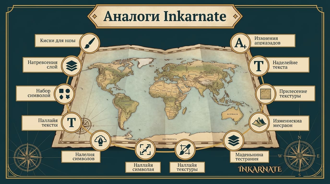 Аналоги Inkarnate: чем заменить редактор фэнтези-карт — бесплатные, разовые и по подписке