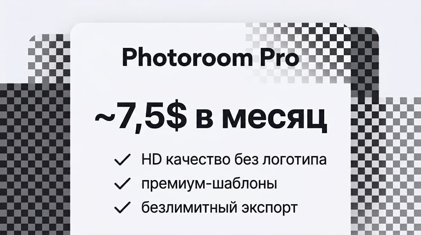 Оплата Photoroom из России в 2026 году: как всё-таки купить подписку Pro — фото 1