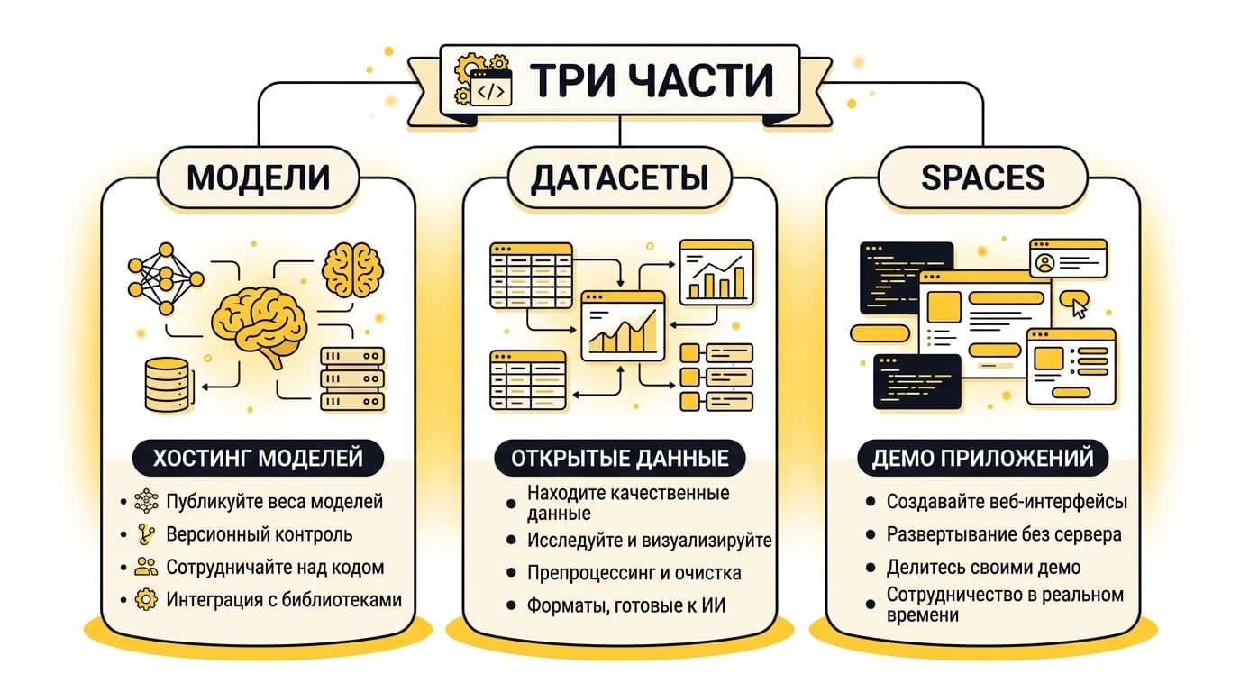 Hugging Face: как пользоваться платформой, если ты только пришёл — фото 1