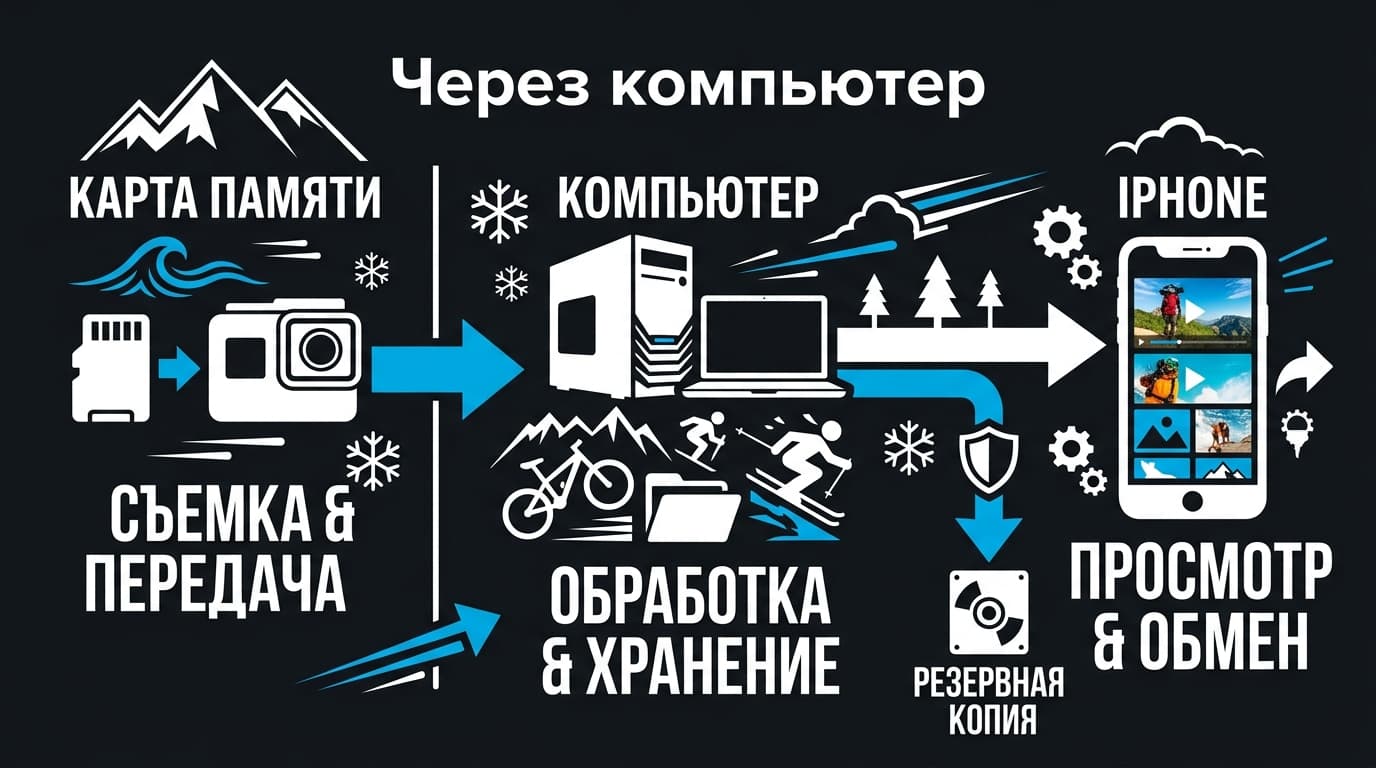 Как скинуть видео с GoPro на iPhone: три рабочих способа — фото 4