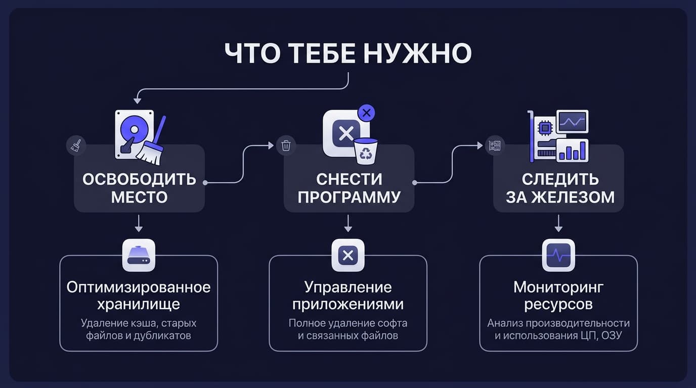 Аналоги CleanMyMac: чем реально заменить и во сколько это обойдётся — фото 1