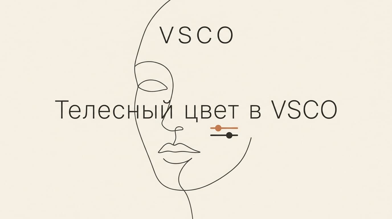 Что такое телесный цвет в VSCO: как работает инструмент коррекции тона кожи