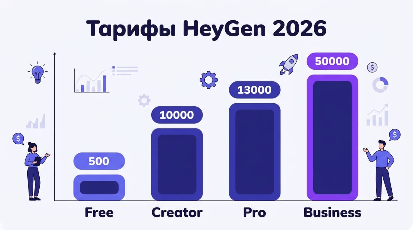 Как зайти в HeyGen из России в 2026: доступ, регистрация и что осталось в бесплатном тарифе — фото 5