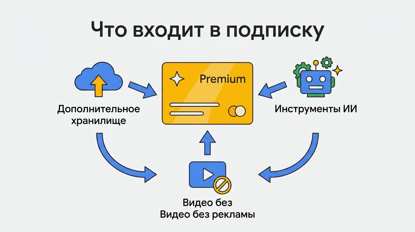 Подписка Google One в 2026 году: тарифы, оформление и почему отваливается оплата — фото 2