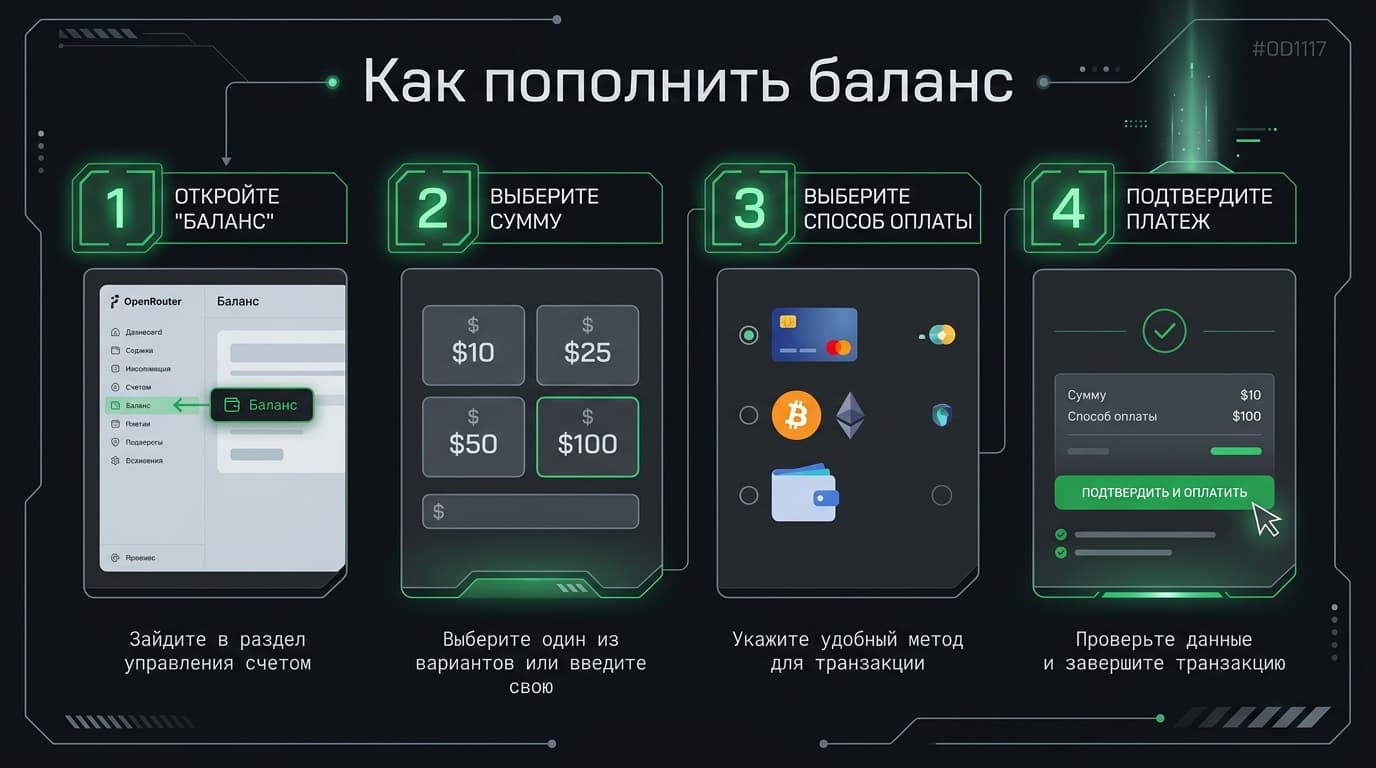 Пополнение баланса OpenRouter из России: разбираем способы и подводные камни — фото 1