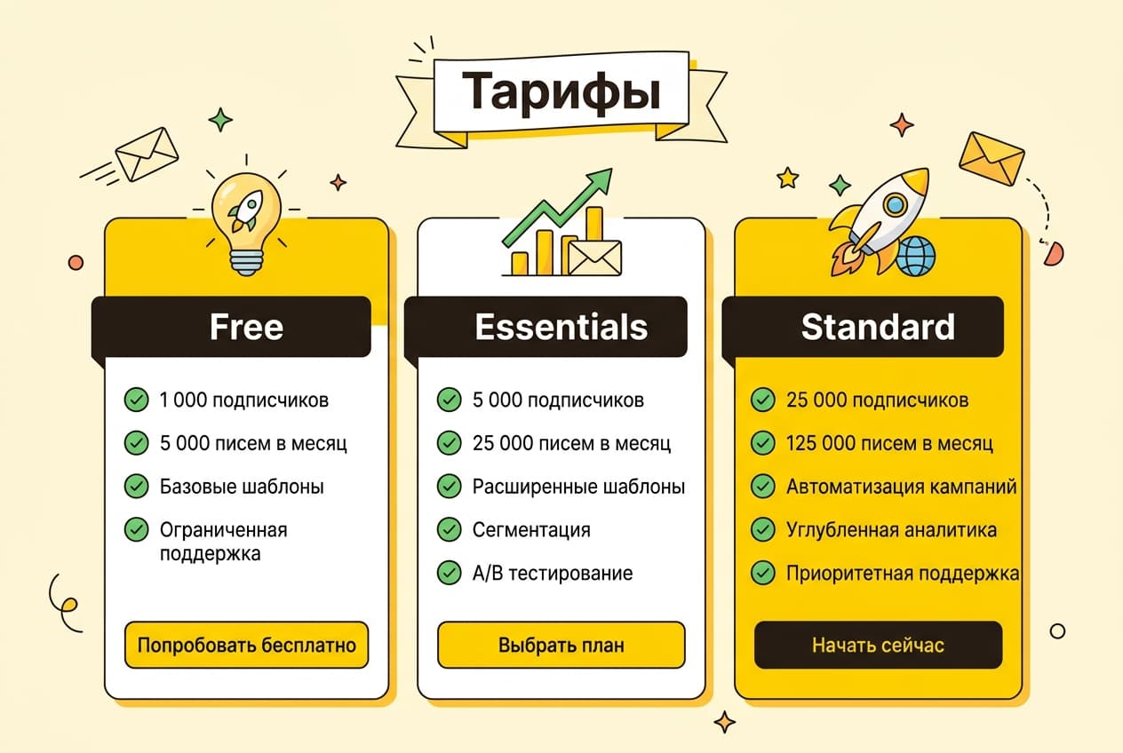 Как оформить подписку Mailchimp из России в 2026 году: без зарубежной карты — фото 2