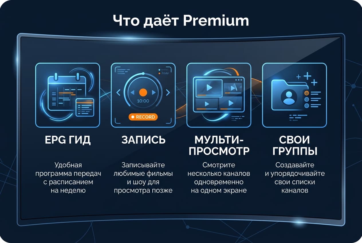 Как оплатить TiviMate из России в 2026 году: премиум IPTV-плеера без зарубежной карты — фото 1