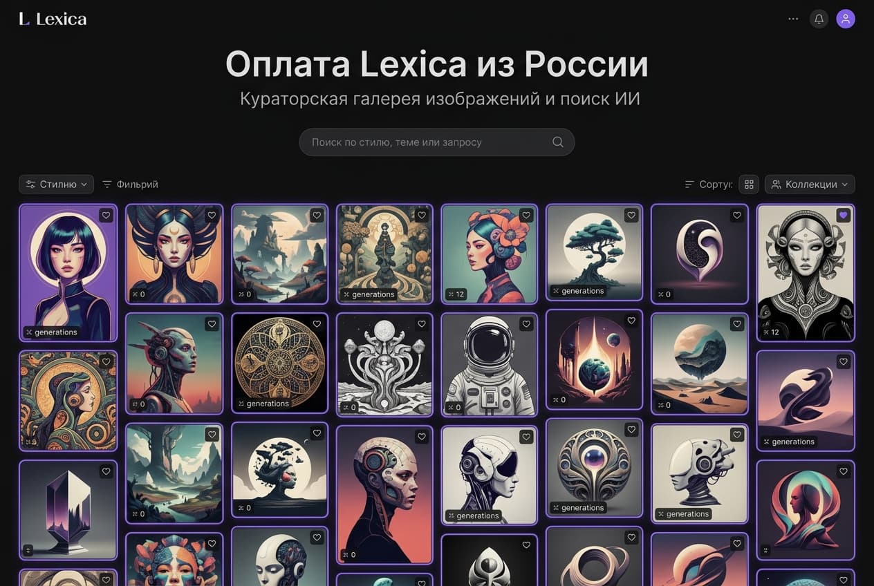 Как оформить подписку Lexica из России в 2026 году: без зарубежной карты