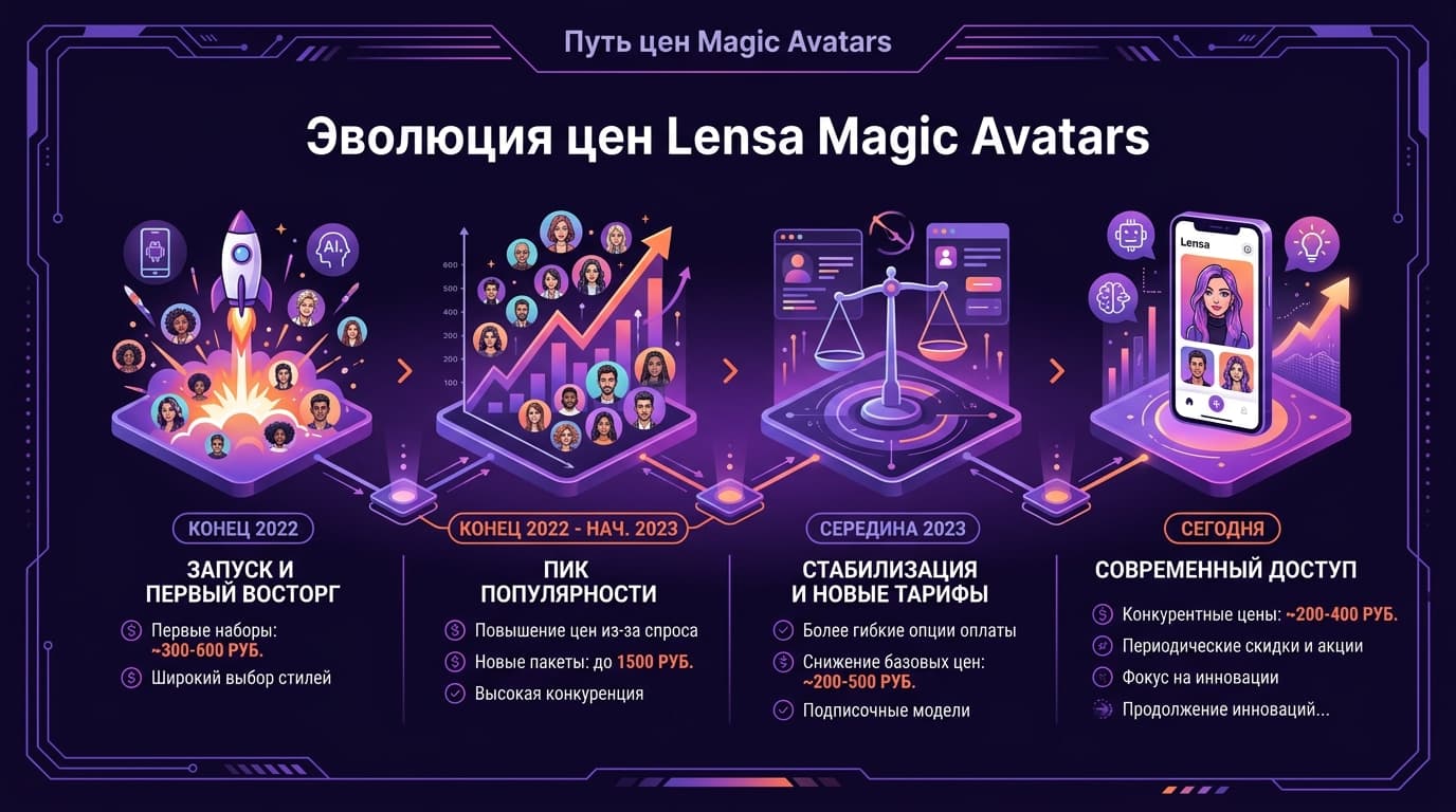 Сколько стоят пакеты аватаров и подписка Lensa в 2026 году — фото 1