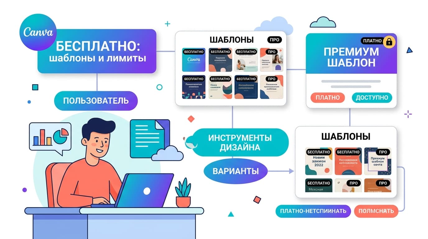 Разбор тарифов Canva: Free, Pro, Teams — какой выбрать в 2026 году — фото 2