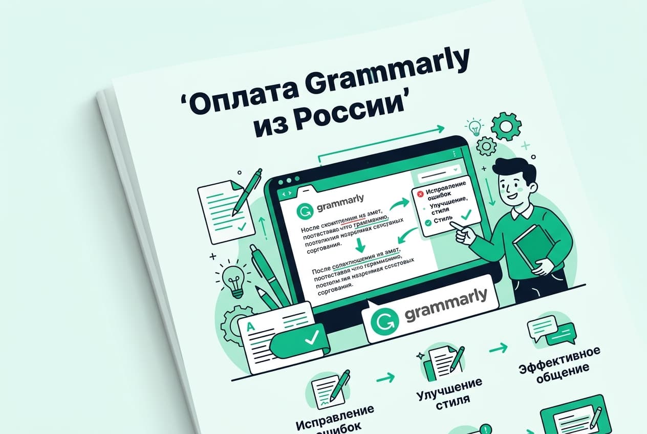 Как оформить подписку Grammarly из России в 2026 году: без зарубежной карты