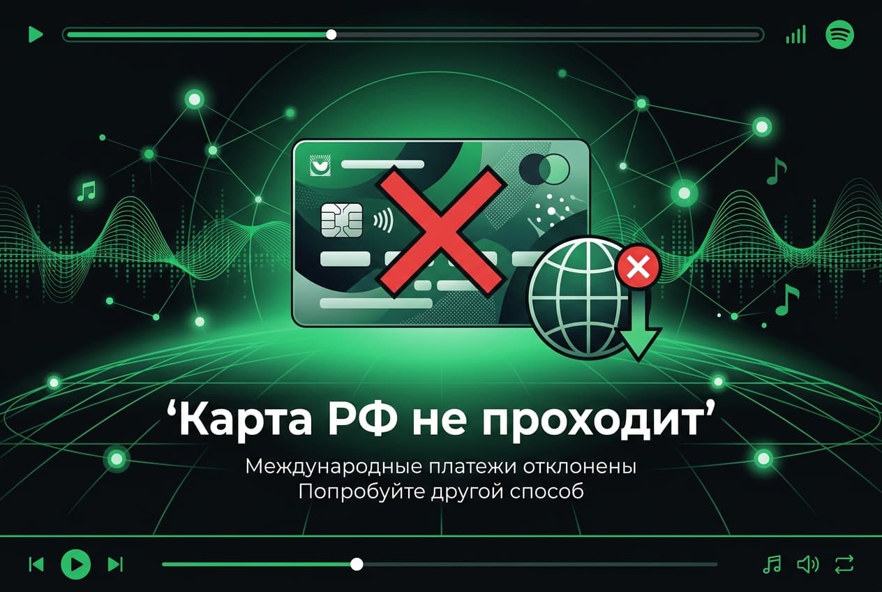 Как оформить Spotify Premium из России в 2026 году: без зарубежной карты — фото 3