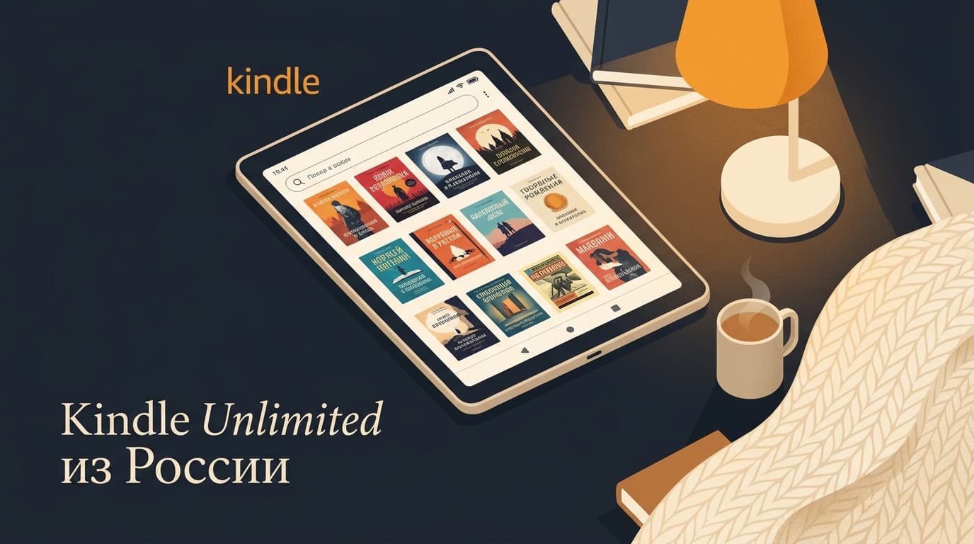 Как оформить подписку Kindle Unlimited из России в 2026 году?