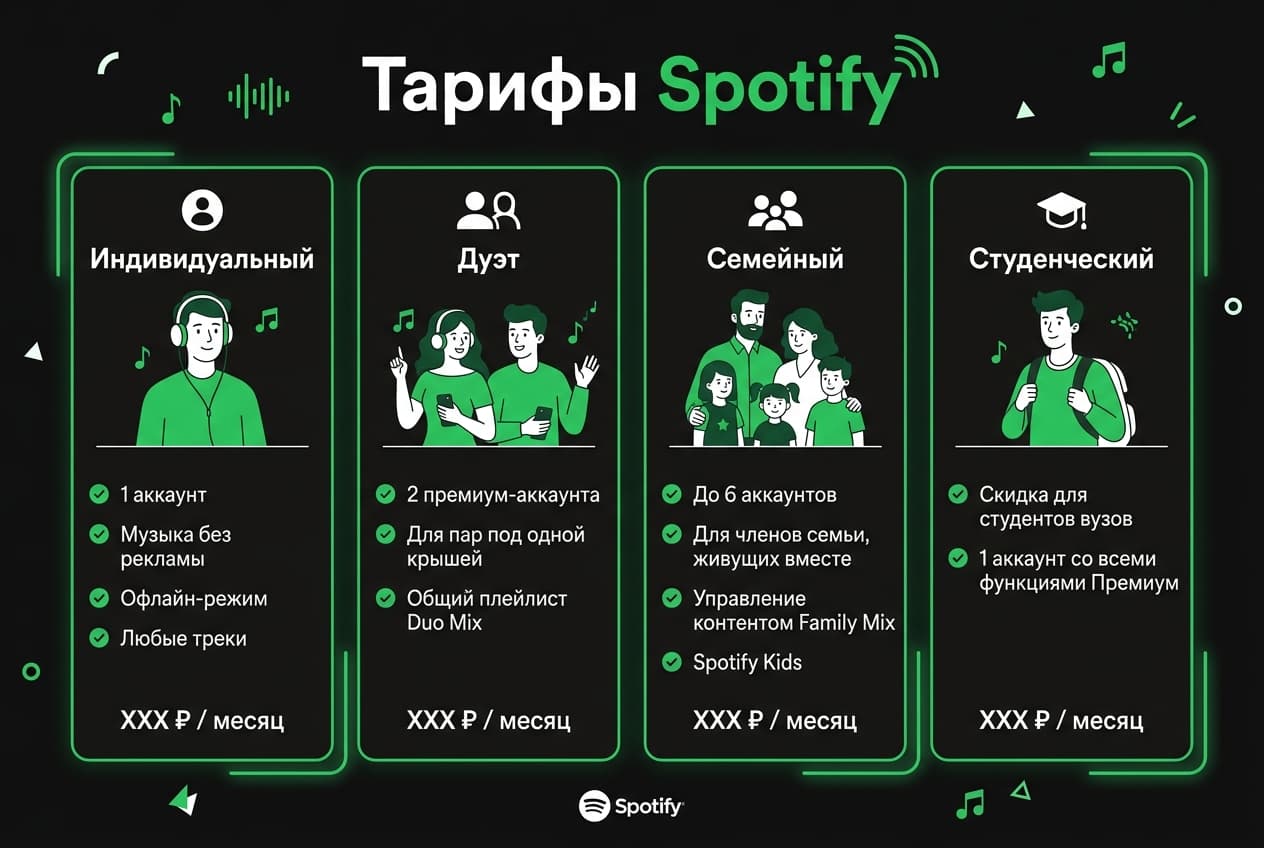 Как оформить Spotify Premium из России в 2026 году: без зарубежной карты — фото 2