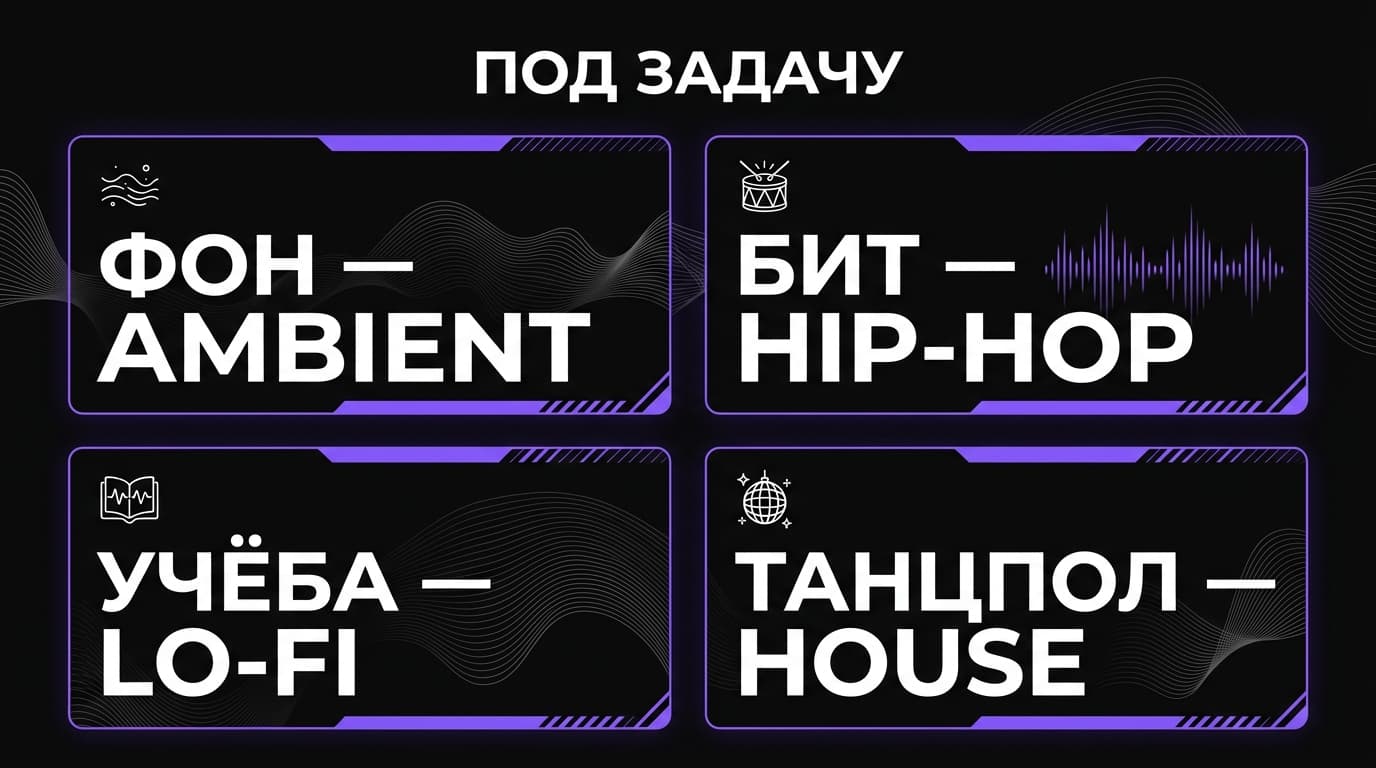 Инструменталы в Suno AI: как сделать музыку без слов — от бита до фона под видео — фото 2