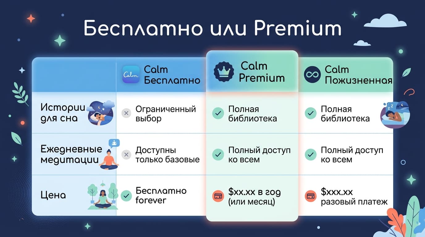 Нужно ли платить за Calm или хватит бесплатной версии — фото 1