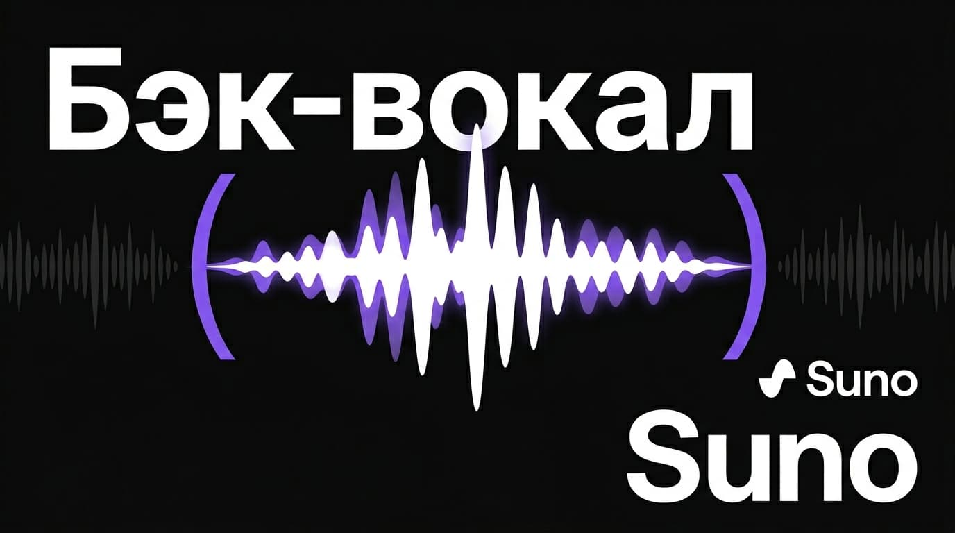 Бэк-вокал в Suno: как круглыми скобками добавить подпевку и эхо в трек