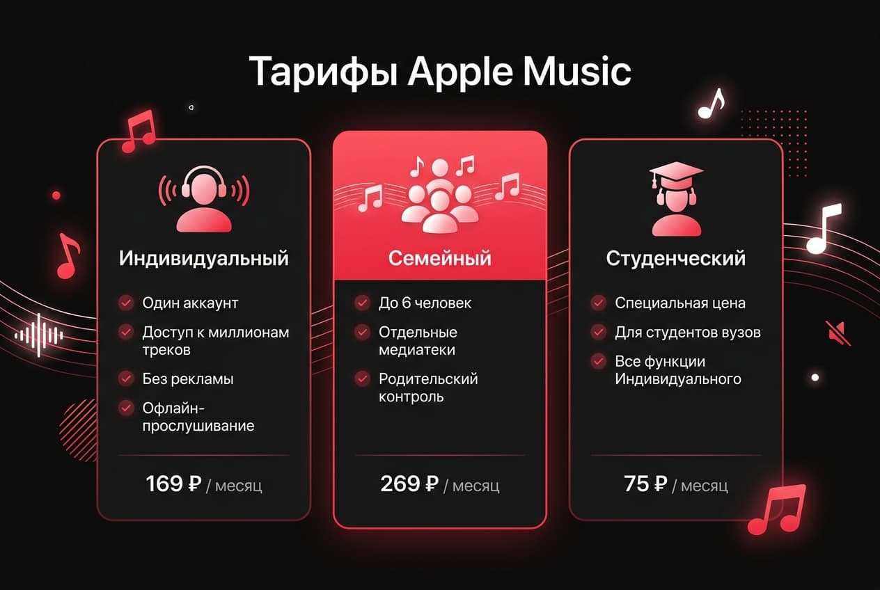 Как оформить подписку Apple Music в России в 2026 году: без зарубежной карты — фото 2