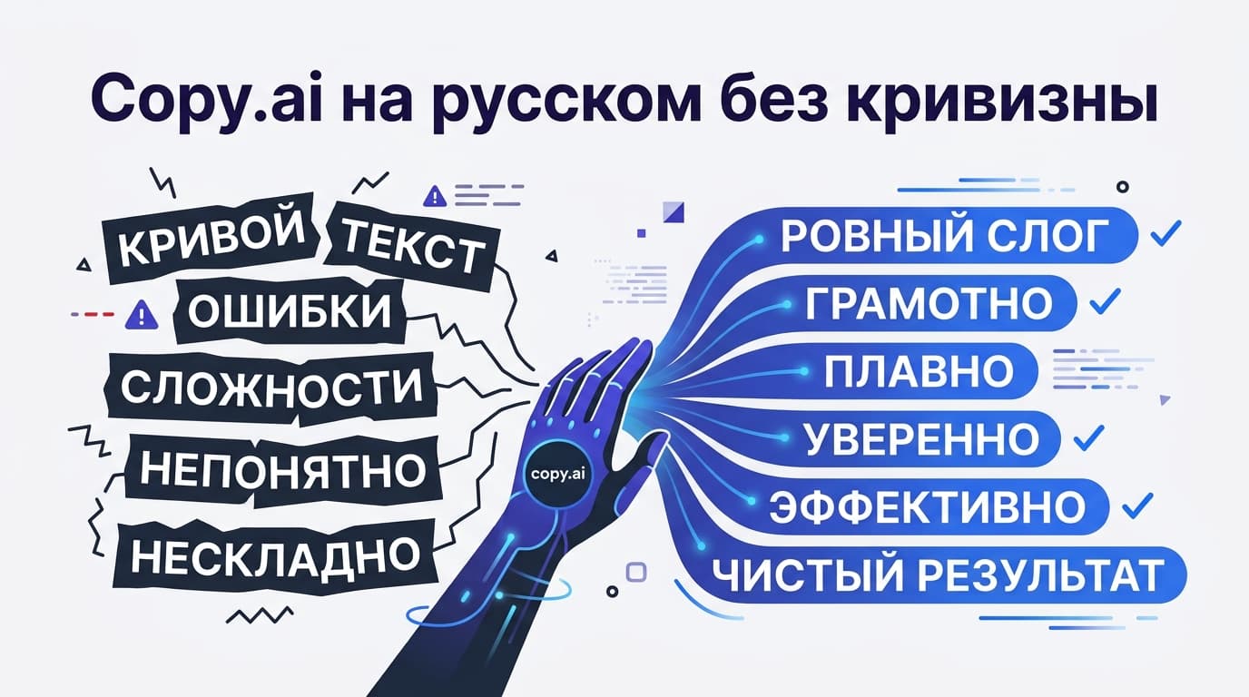 Copy.ai на русском: как убрать машинный привкус из текстов