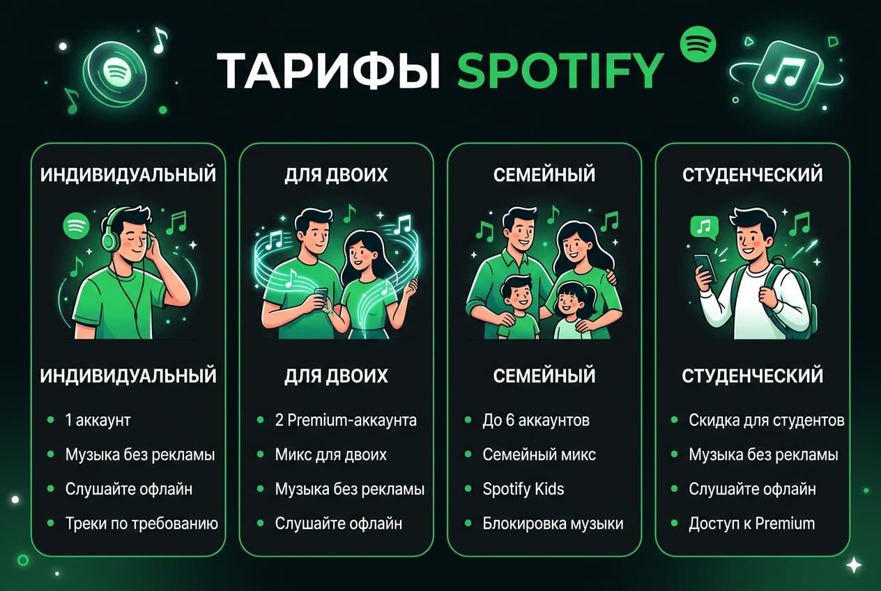 Как оплатить подписку Spotify в России в 2026 году — фото 2