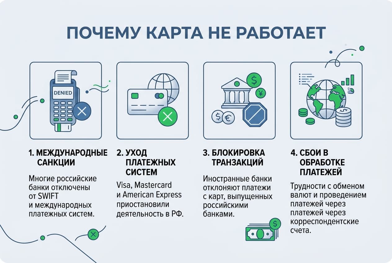 Как сделать, чтобы оплачивать картой за рубежом из России в 2026 году — фото 1