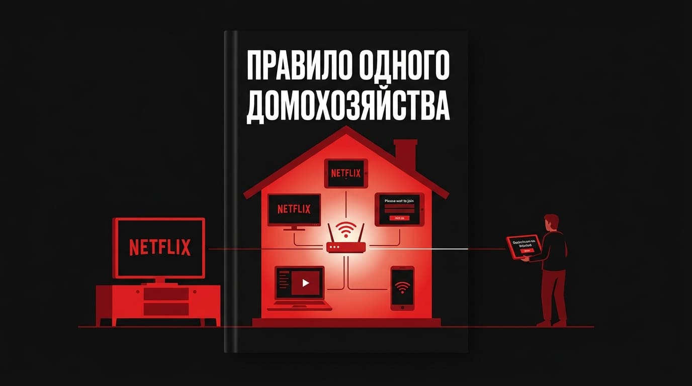 Правило одного дома в Netflix: что теперь можно с шерингом аккаунта, а что нет