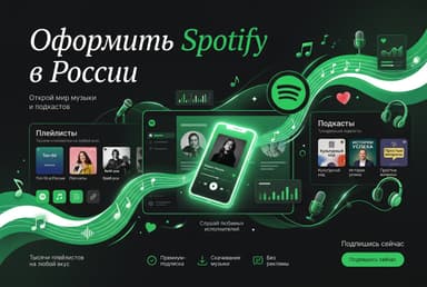 Как оформить подписку Spotify в России в 2026 году: пошагово