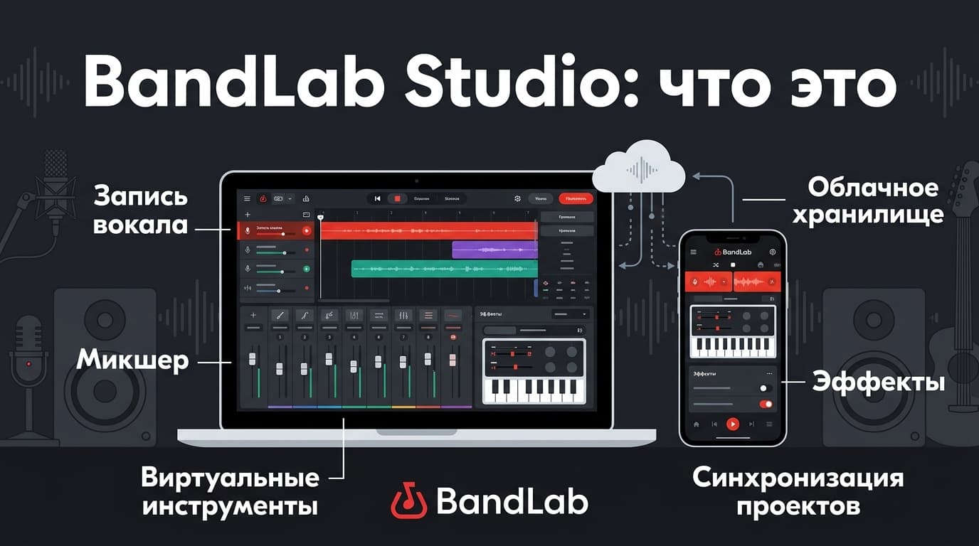 BandLab Studio: обзор бесплатной облачной DAW и что даёт платный Membership