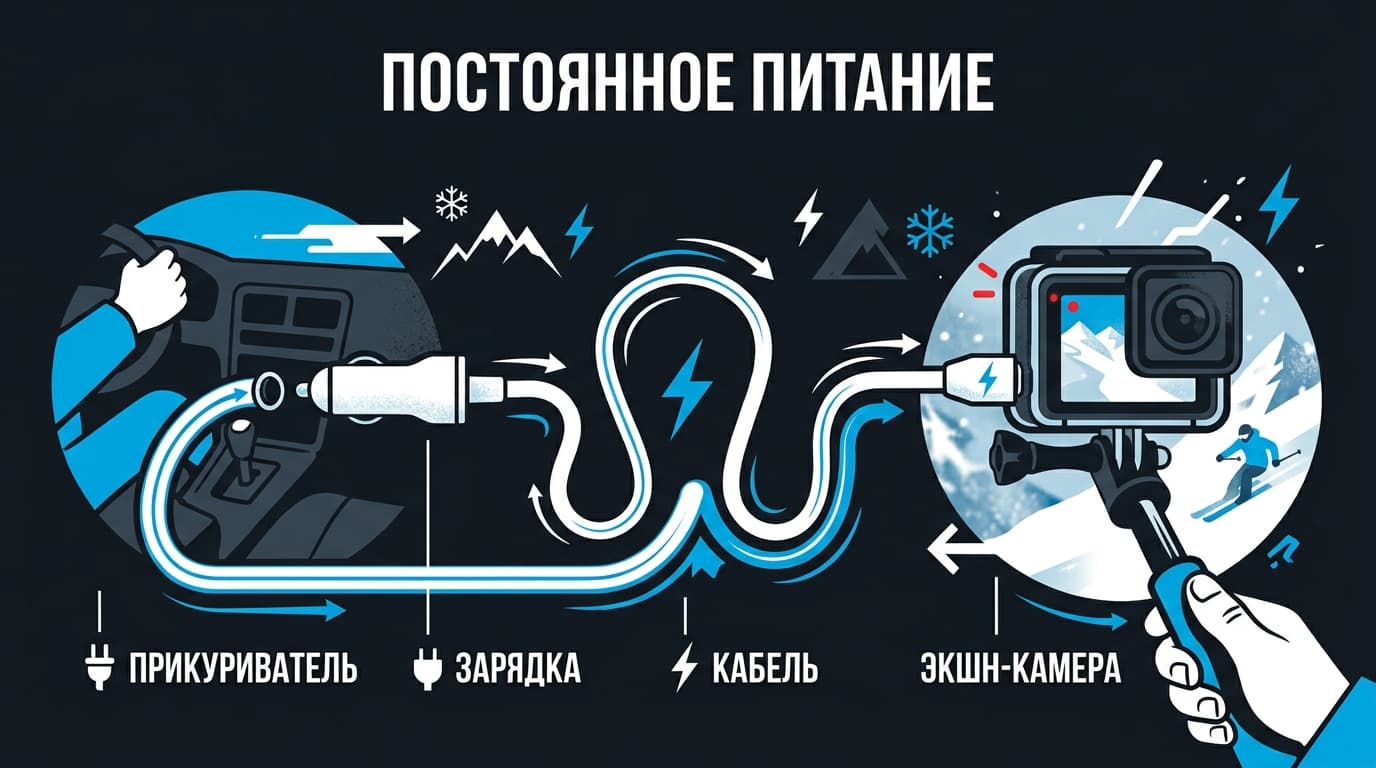 GoPro как видеорегистратор в машину: настройка, питание и подводные камни — фото 3