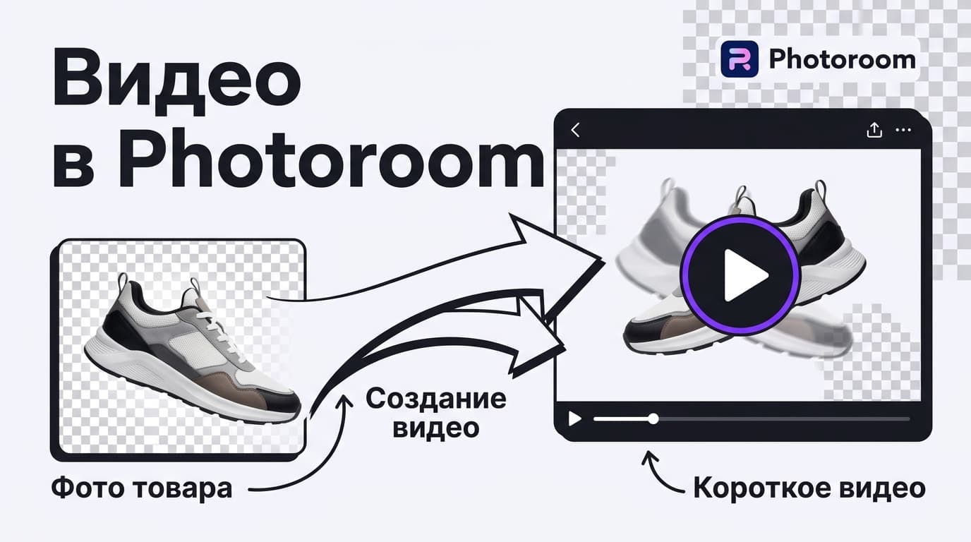 Видео в Photoroom: как из одной фотографии товара сделать рекламный ролик