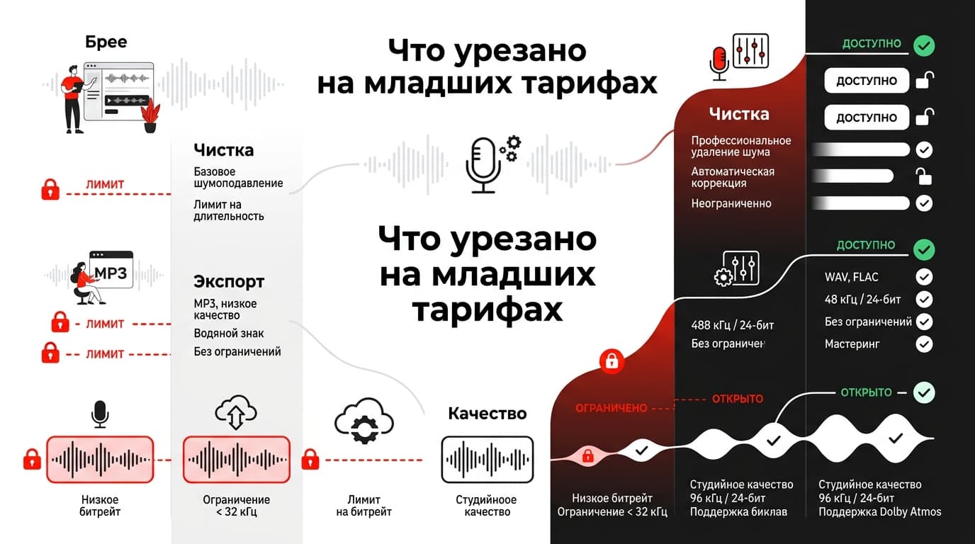 Adobe Podcast аналоги: чем заменить Enhance, Studio и запись — с ценами и лимитами 2026 года — фото 4