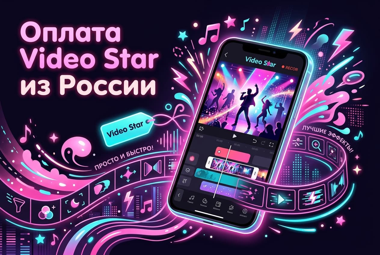 Как оплатить Video Star из России в 2026 году: подписку Pro без зарубежной карты