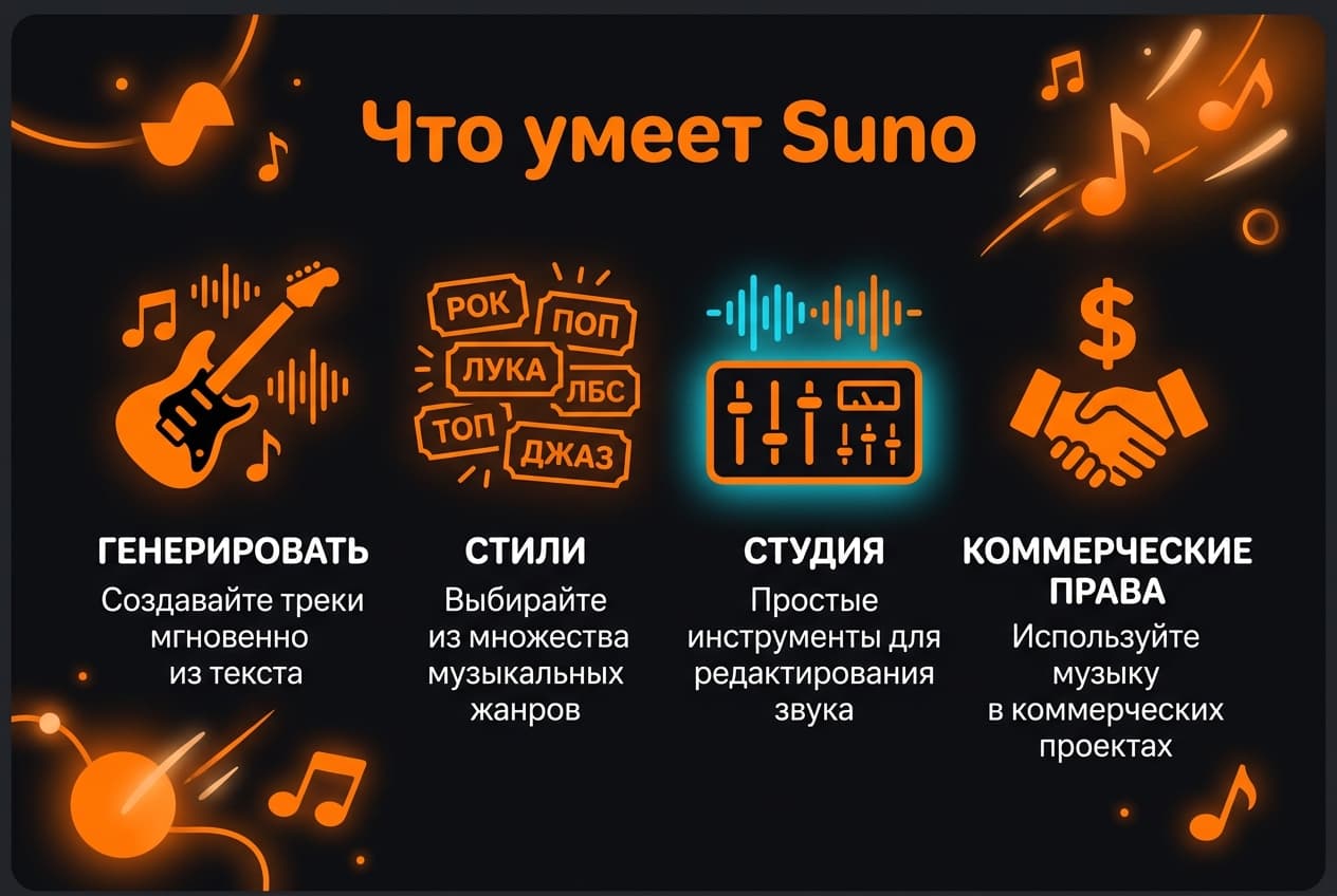 Как оплатить Suno из России в 2026 году: генератор музыки без зарубежной карты — фото 1