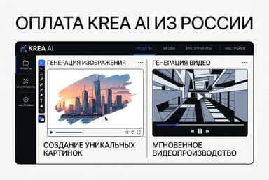 Как оплатить Krea AI из России в 2026 году: креативный ИИ-комбайн без зарубежной карты