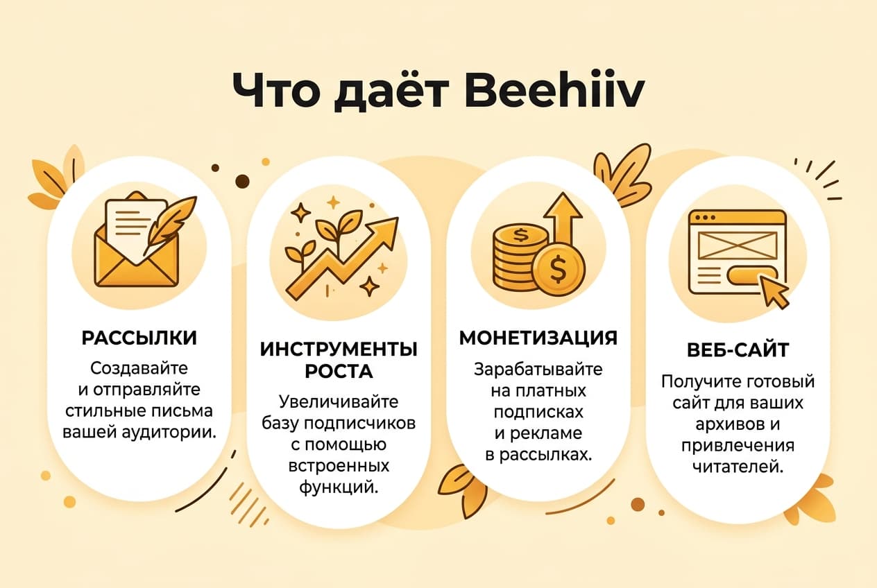 Как оформить подписку Beehiiv из России в 2026 году: без зарубежной карты — фото 1