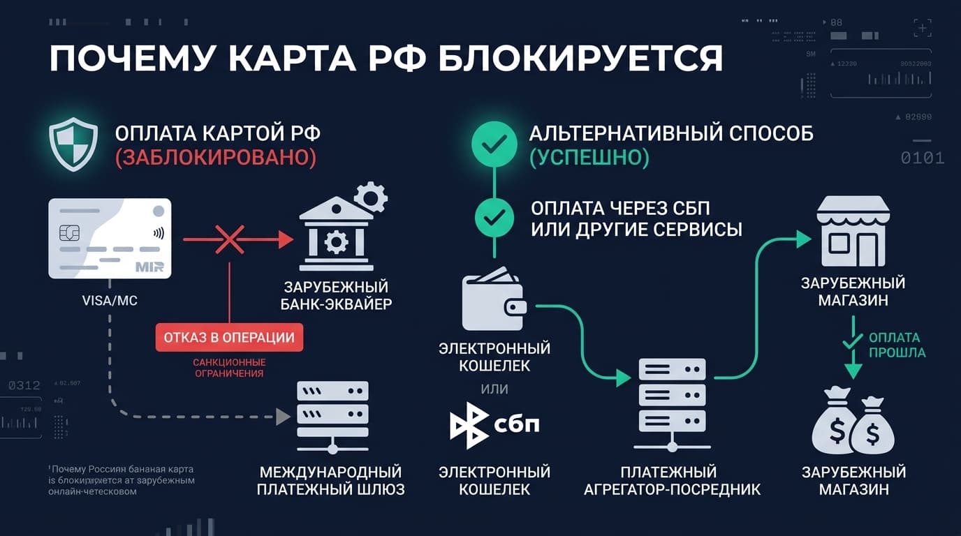 Где оформить подписку на зарубежный сервис, если карта РФ не подходит — фото 1