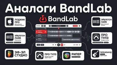 Чем заменить BandLab: обзор бесплатных аналогов музыкальной студии